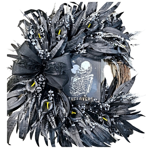 Tarot Card Halloween wreath - Picture 3 of 13